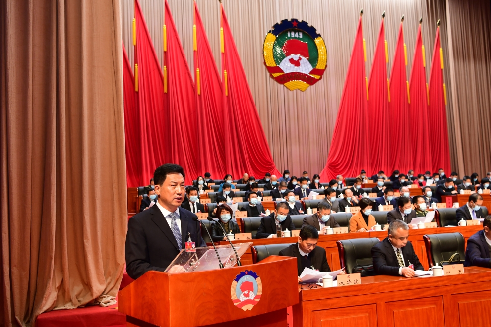 2022年1月27日上午，中国人民政治协商会议玉溪市第六届委员会第一次会议闭幕。曾永洪 摄 (18)
