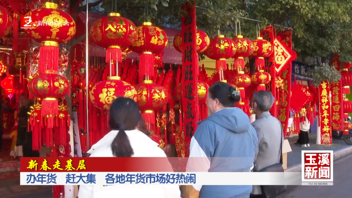 新春走基层丨办年货 赶大集 各地年货市场好热闹
