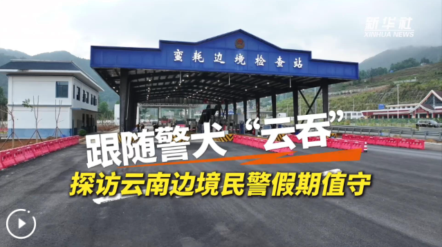 跟随警犬“云吞”探访云南边境民警假期值守
