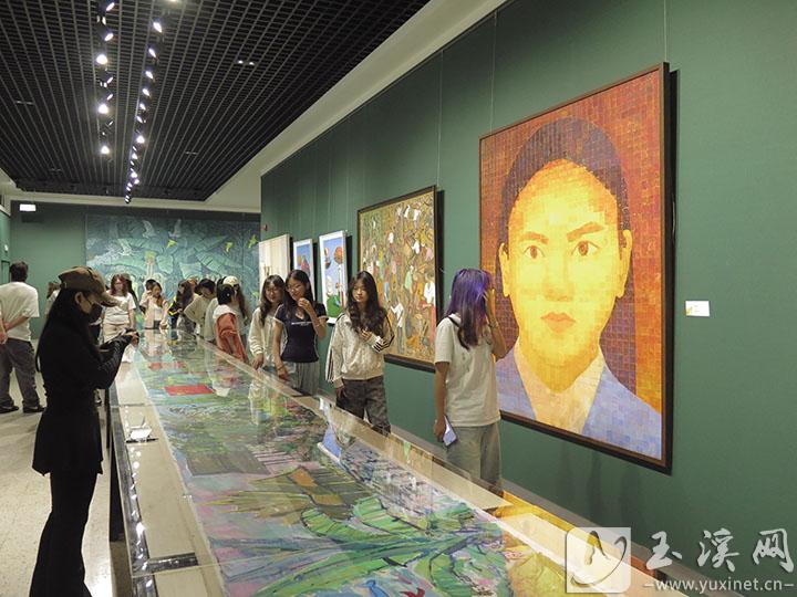 美育浸润行动计划三年成果展现场