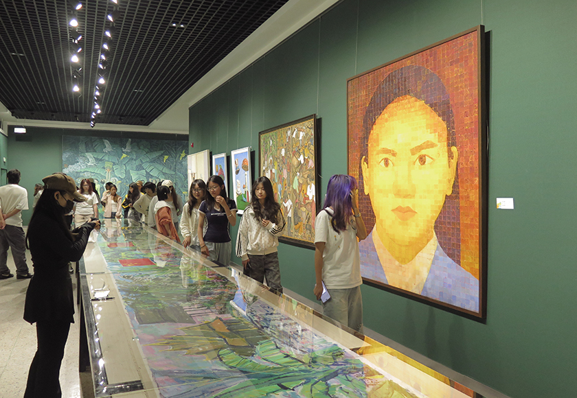 玉溪师院举办美育浸润行动计划三年成果展