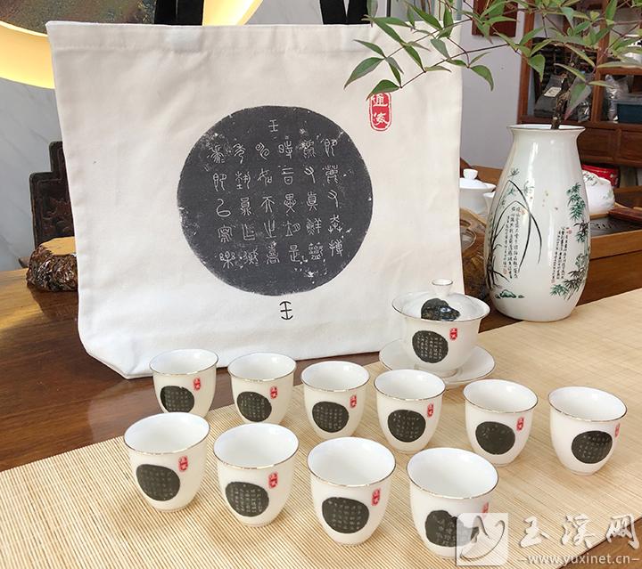 以河西文庙石鼓为创作素材的文创产品。