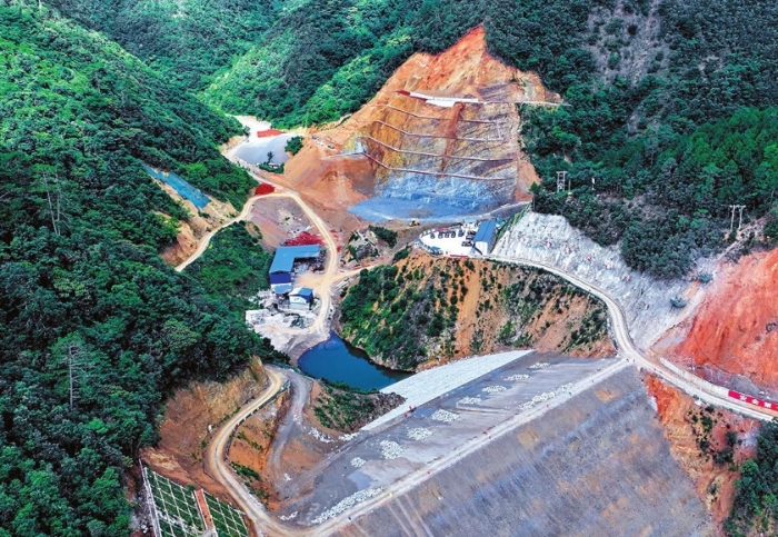 优环境拼经济促发展 玉溪夏季攻势丨峨山上白云水库工程建设稳步推进