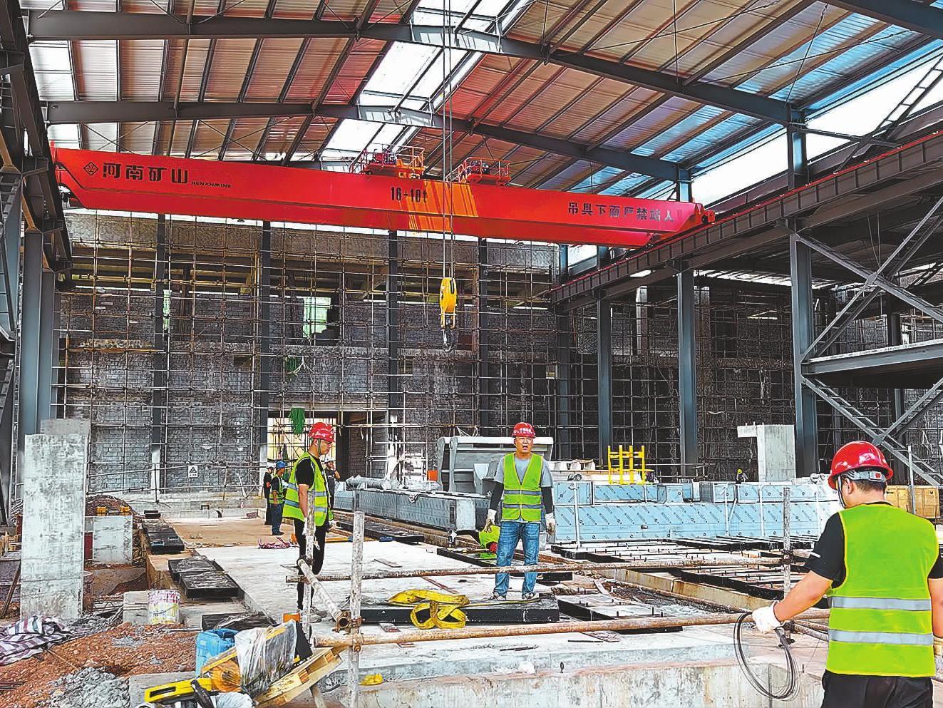 新平县重点项目建设跑出“加速度”