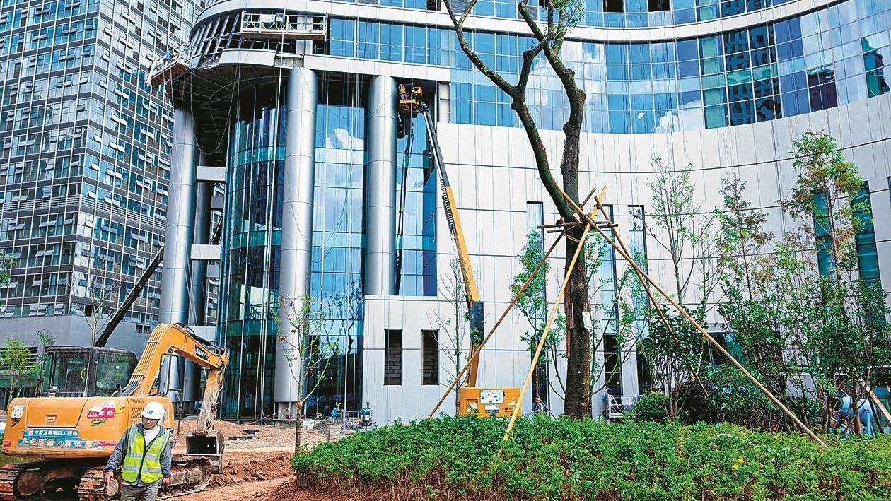 玉水金岸复工续建项目主体基本完工